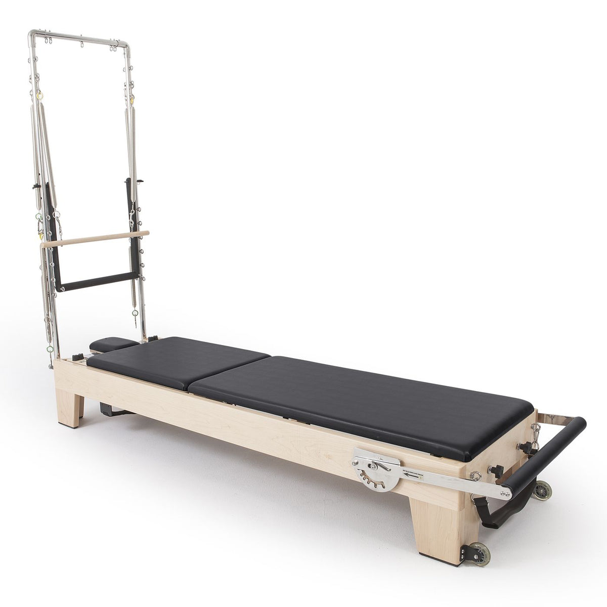 Elite Reformer with Tower | Maple – UK Pilates Reformers